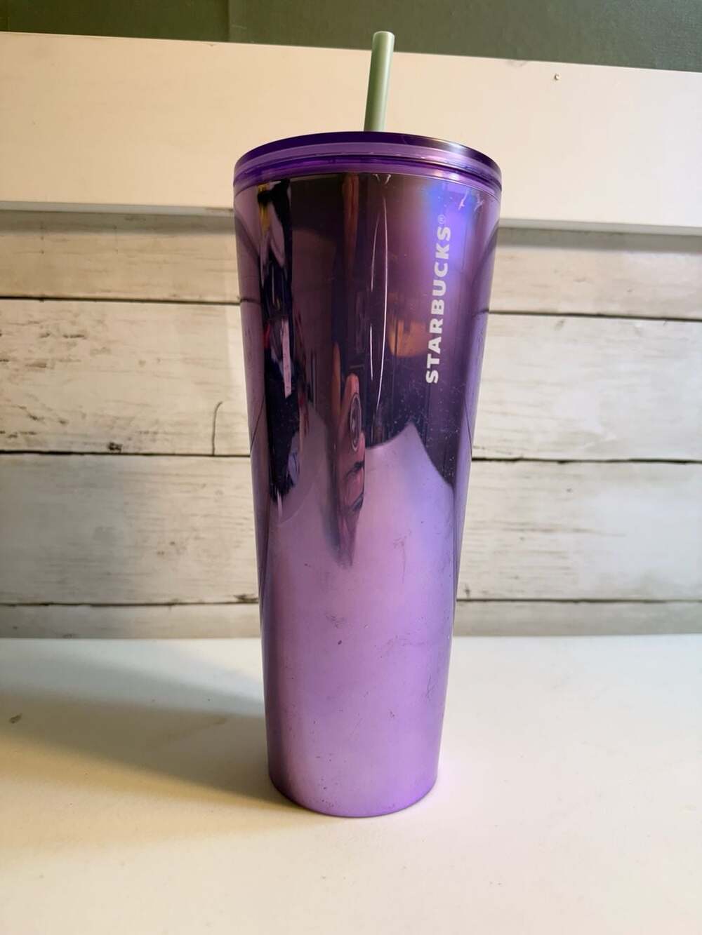 Starbucks Summer 2022 Fame Grape Purple Metallic Venti Tumbler 24oz